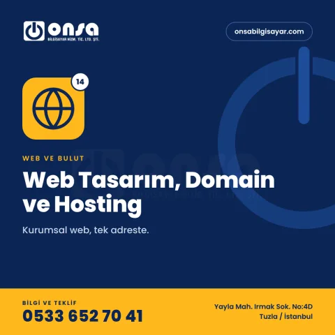14. Web Tasarım, Domain ve Hosting
